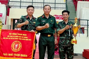  Bộ CHQS tỉnh Đồng Nai giành giải Nhì hội thao Võ chiến đấu tay không toàn quân