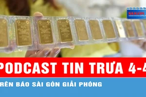 Podcast tin trưa 4-4: Chênh lệch giá vàng trong nước và thế giới đã thu hẹp