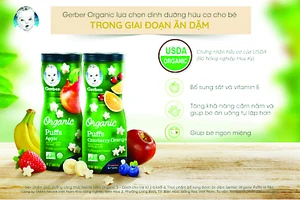 Nan Organic 3 và Gerber Organic - dinh dưỡng hữu cơ cho trẻ