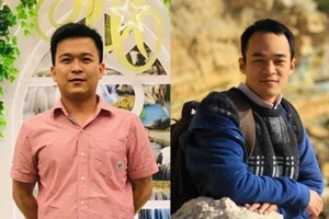 Anh Nguyễn Ngọc Tâm (bên trái) và anh Nguyễn Nho (bên phải) vừa sở hữu chứng chỉ TensorFlow. Ảnh: hanoi.fpt.edu.vn