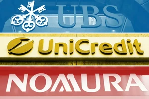 Ngân hàng bị phạt là Nomura của Nhật Bản, UBS của Thụy Sĩ và UniCredit của Italy. Ảnh: todayuknews.com