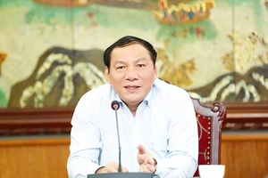 Bộ trưởng Bộ VH-TT-DL Nguyễn Văn Hùng. Ảnh: MAI AN