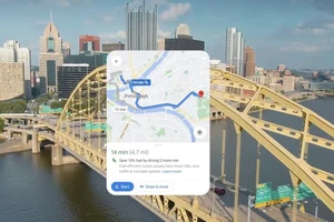 Một tuyến đường “xanh” được Google chỉ dẫn