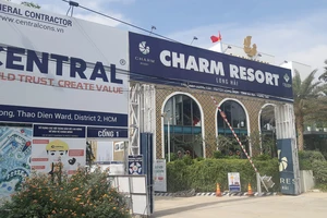 Đến thời điểm đầu tháng 12-2021, dự án Charm Resort Long Hải đã triển khai khoảng 30% khối lượng công việc