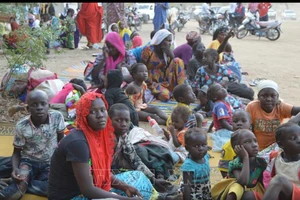 Người tị nạn tại N'Djamena, Cộng hòa Chad. Ảnh: AFP/TTXVN