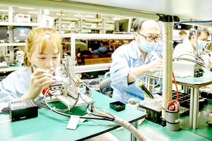 Máy và thiết bị điện tử của Việt Nam tăng hơn 51% xuất khẩu vào thị trường Hoa Kỳ Ảnh: HOÀNG HÙNG