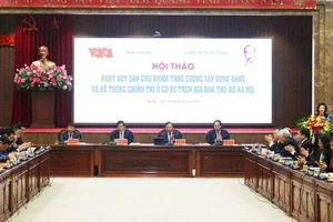 Quang cảnh hội thảo. Ảnh: Báo Nhân Dân