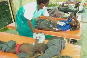 Kể từ khi dịch tả bùng phát trong tháng 3-2022, Malawi đã ghi nhận tổng cộng gần 18.000 ca mắc bệnh và gần 600 ca tử vong. Ảnh: malawi24.com
