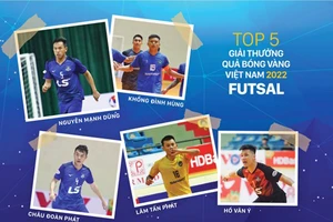 CLB Thái Sơn Nam luôn chiếm ưu thế trong các đề cử danh hiệu Quả bóng vàng futsal. Trình bày: MINH THƯ