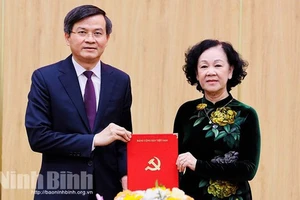 Tổng Biên tập Tạp chí Cộng sản giữ chức Bí thư Tỉnh ủy Ninh Bình