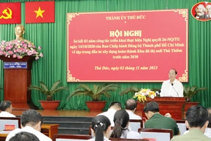 Phó Bí thư Thành ủy TPHCM Nguyễn Hồ Hải: Nắm bắt hoàn cảnh từng hộ dân trong vận động bàn giao mặt bằng khu đô thị mới Thủ Thiêm