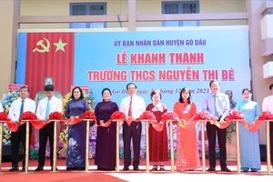 Ngôi trường thứ 9 mang tên Anh hùng lực lượng vũ trang nhân dân tại huyện Gò Dầu, tỉnh Tây Ninh