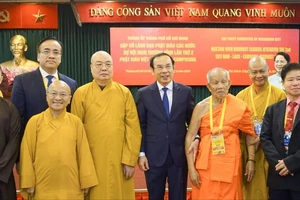 Lãnh đạo TPHCM tiếp đoàn đại biểu Phật giáo 3 nước Việt Nam, Lào, Campuchia