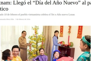 Tết Việt lên báo Uruguay
