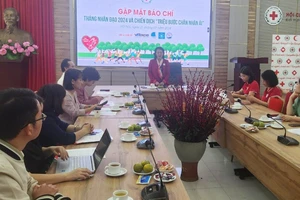Hội Chữ thập đỏ Việt Nam họp báo về Tháng Nhân đạo 2024