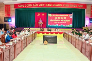 Bộ Chỉ huy Quân sự tỉnh Đồng Nai gặp mặt báo chí đầu Xuân 2024