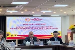 Hiệp hội doanh nhân Việt Nam ở nước ngoài họp báo tình hình hoạt động của đơn vị tại nước ngoài