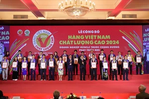 Công ty Vedan Việt Nam tiếp tục nhận danh hiệu hàng Việt Nam chất lượng cao năm 2024