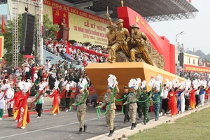 Hình ảnh tổng duyệt lễ kỷ niệm 70 năm Chiến thắng Điện Biên Phủ