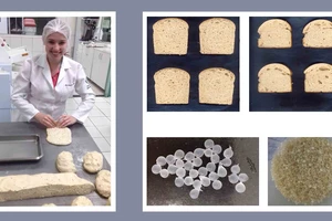 Nhà nghiên cứu Ana Paula Carvalho làm bột nhào bánh mì chức năng. Ảnh: MEDICAL EXPRESS