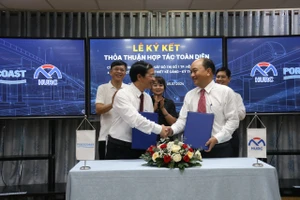 Công ty TNHH MTV đường sắt đô thị số 1 TPHCM ký thỏa thuận hợp tác toàn diện với Công ty Cổ phần Tư vấn thiết kế Cảng - Kỹ thuật biển