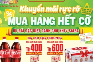 Trải nghiệm “Khuyến mãi rực rỡ – Mua hàng hết cỡ” cùng hệ thống bán lẻ SATRA