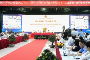 Toàn cảnh hội nghị. Ảnh: XUÂN QUỲNH