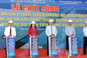 Bến Tre: Khởi công cầu Ba Lai 8