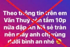 Quảng Bình: Đề nghị xử lý các fanpage thông tin sai sự thật về lũ lụt gây hoang mang dư luận