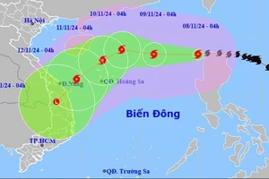 Bão số 7 mạnh cấp 14, biển động dữ dội