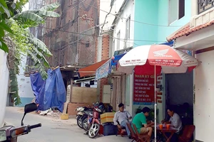  Căn nhà số 30/59 bị người dân tố xây lấn hẻm 46/10 và hẻm 30 đường Nguyễn Cửu Vân