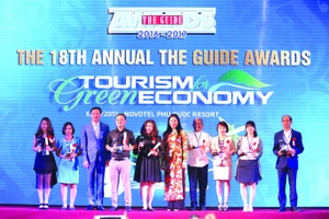 The Guide Awards tôn vinh các doanh nghiệp tiêu biểu có nhiều đóng góp cho sự phát triển du lịch nói riêng và kinh tế xã hội nói chung