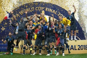 Tuyển Pháp đ0ăng quang ở World Cup 2018