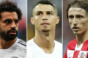 Salah, Ronaldo và Modric