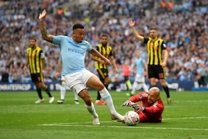 Man City - Watford 6-0: Silva, Jesus, Sterling mang về cú ăn ba cho Pep