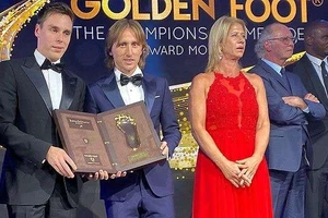 Luka Modric ta56i lễ trao giải