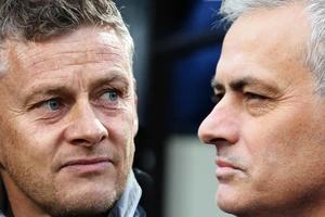 Ole Solskjaer và Jose Mourinho