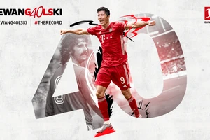 Lewandowski được cộ đỗng trên website của Bundesliga