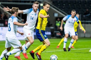 Thụy Điển từng đè bẹp Slovakia 6-0 hồi năm 2017