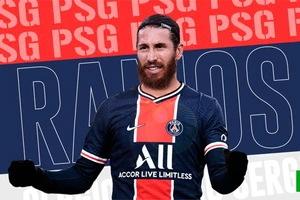Sergio Ramos trình làng màu áo mới