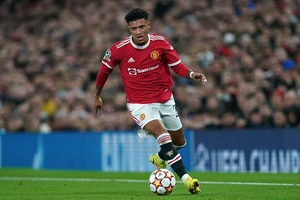 Jadon Sancho vẫn đang vất vả ở Man United