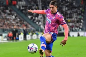 Dusan Vlahovic trong màu áo Juventus