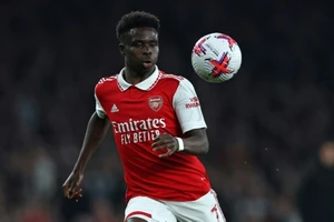 Bukayo Saka là vũ khí quan trọng của Arsenal trong tấn công