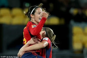 Aitana Bonmati ăn mừng bàn thắng trước Costa Rica