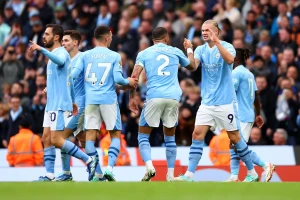 Man City ăn mừng chiến thắng