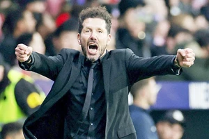 HLV Diego Simeone trở thành huyền thoại của Atletico Madrid