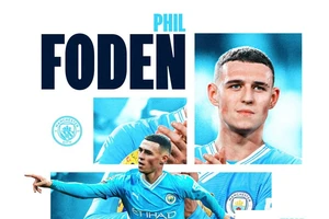 Phil Foden giành giải Cầu thủ xuất sắc nhất năm của Hiệp hội phóng viên bóng đá Anh