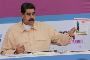 Tổng thống Venezuela Nicolás Maduro. Ảnh: Reuters