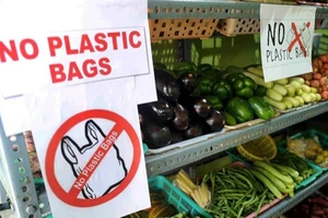 Lệnh cấm sử dụng túi nhựa trong siêu thị. Ảnh : Times of India
