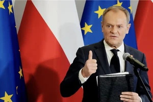 Donald Tusk, lãnh đạo Liên minh Dân sự - trở thành Tổng thống mới của Ba Lan. Ảnh: AP